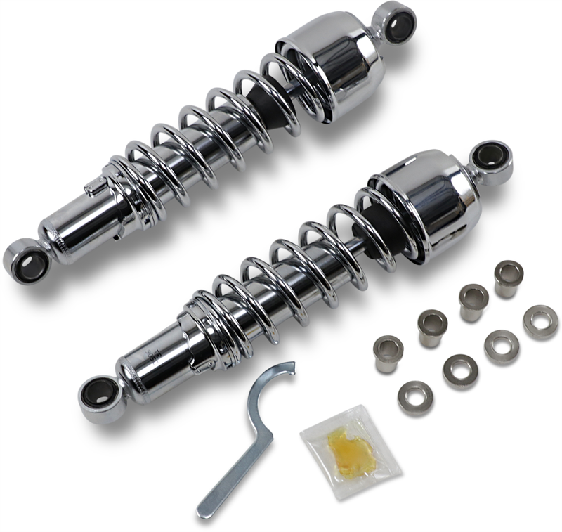 DRAG SHOCKS Replacement Shocks - Chrome - 13" - Harley-Davidson - Sportster / FXR '79-'03 - C16-0133NU