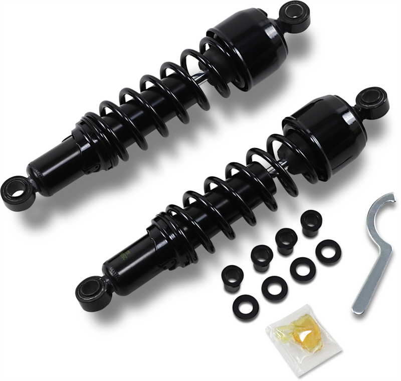 DRAG SHOCKS Replacement Shocks - Black - 13" - Harley-Davidson - Sportster / FXR '79-'03 - C16-0133NUGB