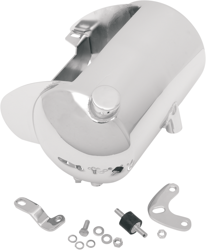 DRAG SPECIALTIES Domed Side Fill Oil Tank - Harley-Davidson 1984-1999 - 241320 - PartsOutlet.com.au