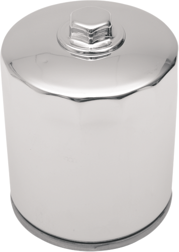 DRAG SPECIALTIES Magnetic Ring Oil Filter with Nut - Chrome - 3-1/4" - Harley-Davidson '99-'25 - 14-0020HPK-BX18