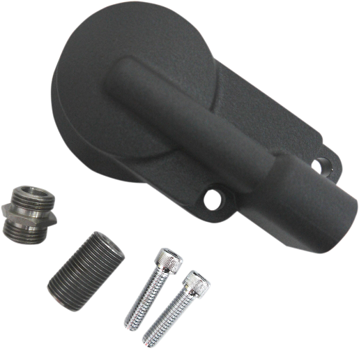 DRAG SPECIALTIES Oil Filter Mount - Harley-Davidson 1992-2000 - Black 74900W - PartsOutlet.com.au