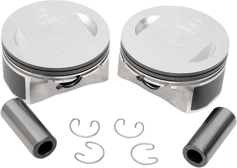 DRAG SPECIALTIES Piston - 4-3/8" Twin Cam - Harley-Davidson '07-'17 - 21989-07+.005