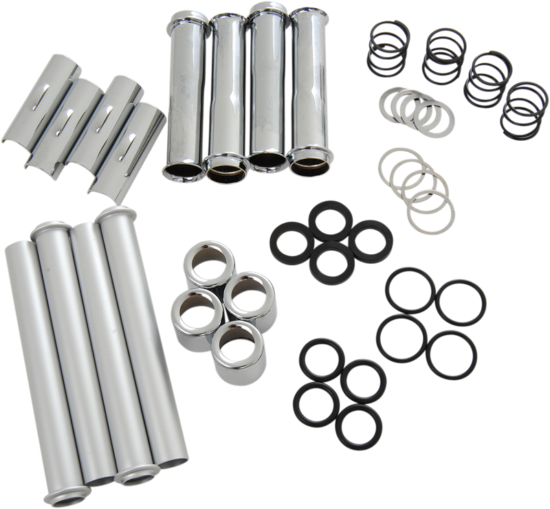 DRAG SPECIALTIES Pushrod Tube Kit - Chrome - Harley-Davidson 2004-2022 - Sportster XL 77335 - PartsOutlet.com.au