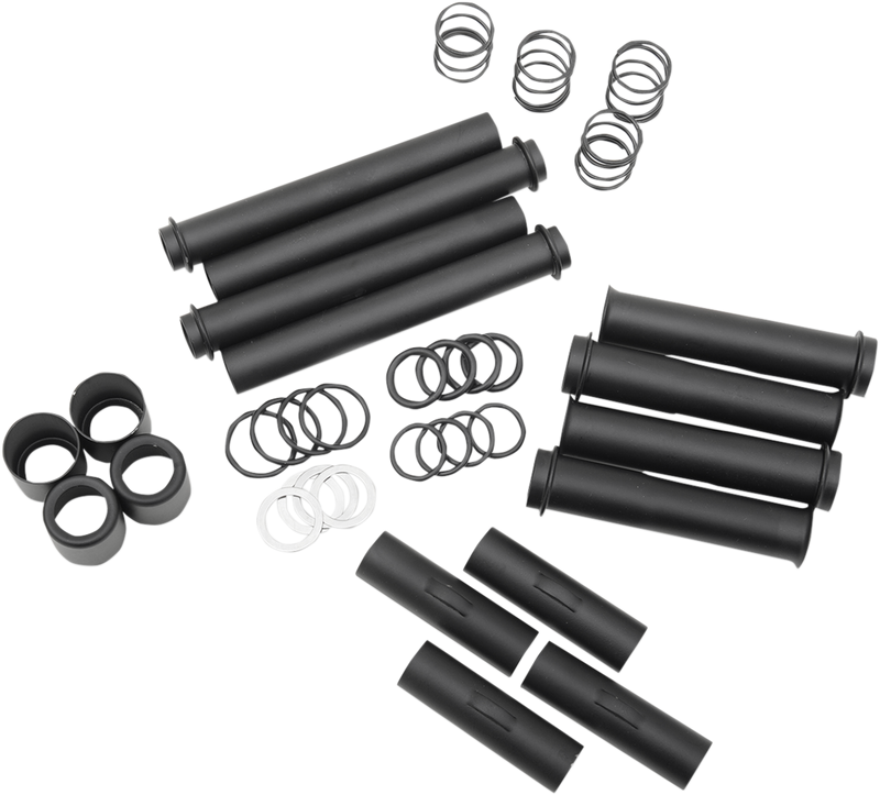 DRAG SPECIALTIES Pushrod Tube Kit - Harley-Davidson 1999-2017 - Black - Twin Cam 76520B - PartsOutlet.com.au