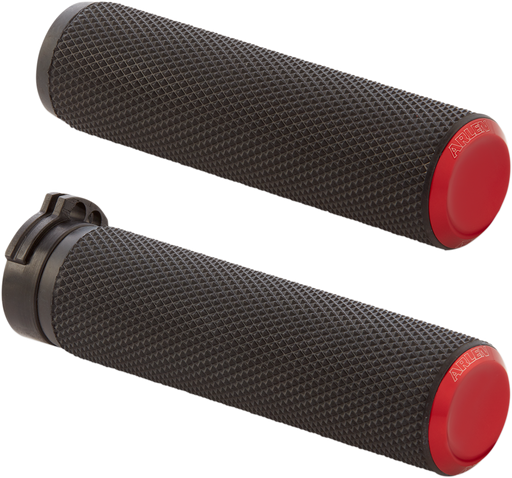 ARLEN NESS KNURLED GRIPS, RED - CABLE - 07-336 - PartsOutlet.com.au