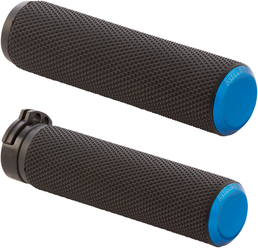 ARLEN NESS KNURLED GRIPS, BLUE - FLY-BY-WIRE (FBW) - 07-345 - PartsOutlet.com.au