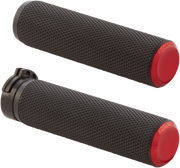 ARLEN NESS KNURLED GRIPS, RED - FLY-BY-WIRE (FBW) - 07-346 - PartsOutlet.com.au