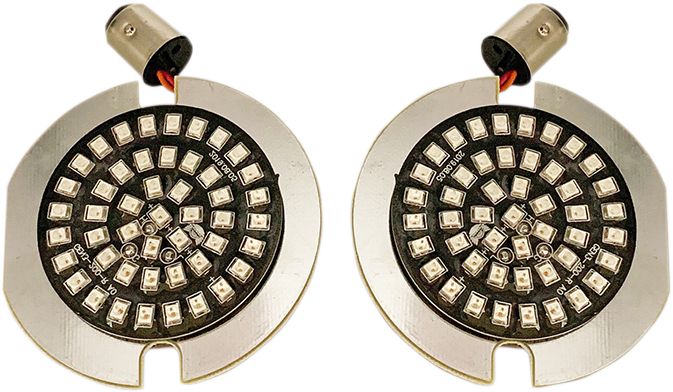 DRAG SPECIALTIES Flat-Style Turn Signal Insert - Red - Harley-Davidson 2007-2019 - DS-300-R-1157-T - PartsOutlet.com.au