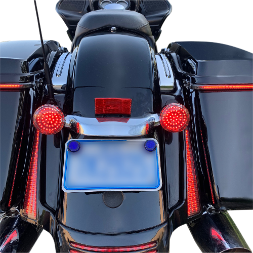 DRAG SPECIALTIES Bullet-Style Turn Signal Insert - Red - Harley-Davidson 2007-2021 - DS-300-R-1157 - PartsOutlet.com.au
