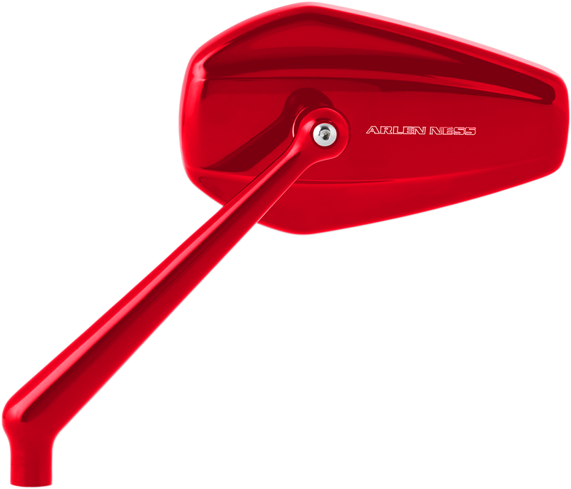 ARLEN NESS MINI STOCKER FORGED MIRRORS, RED - LEFT - 13-152 - PartsOutlet.com.au