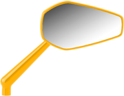 ARLEN NESS MINI STOCKER FORGED MIRRORS, GOLD - RIGHT - 13-154 - PartsOutlet.com.au