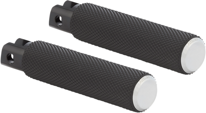 ARLEN NESS KNURLED FOOTPEGS, CHROME - 18+ Softail, PAN AMERICA, LIVEWIRE & SPORSTER S DRIVER - 07-940 - PartsOutlet.com.au