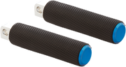 ARLEN NESS KNURLED FOOTPEGS, BLUE - 18-SOFTAIL DRIVER - 07-950 - PartsOutlet.com.au