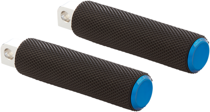 ARLEN NESS KNURLED FOOTPEGS, BLUE - 18-SOFTAIL DRIVER - 07-950 - PartsOutlet.com.au
