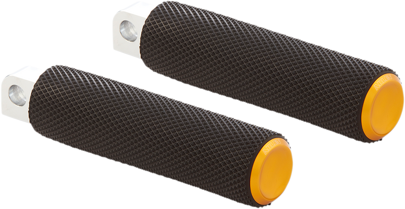 ARLEN NESS KNURLED FOOTPEGS, GOLD - 18-SOFTAIL DRIVER - 07-952 - PartsOutlet.com.au