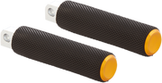 ARLEN NESS KNURLED FOOTPEGS, GOLD - 18-SOFTAIL PASSENGER - 07-953 - PartsOutlet.com.au