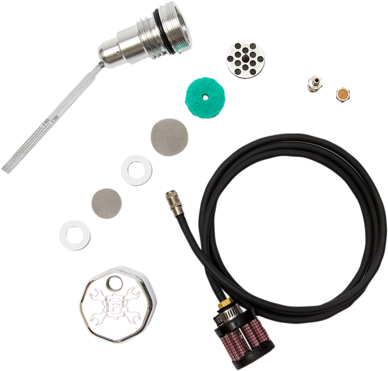 FEULING OIL PUMP CORP. Vented Dipstick - Polished - '07-'16 FL 3091 - PartsOutlet.com.au