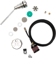 FEULING OIL PUMP CORP. Vented Dipstick - Polished - '06-'17 Dyna 3089 - PartsOutlet.com.au