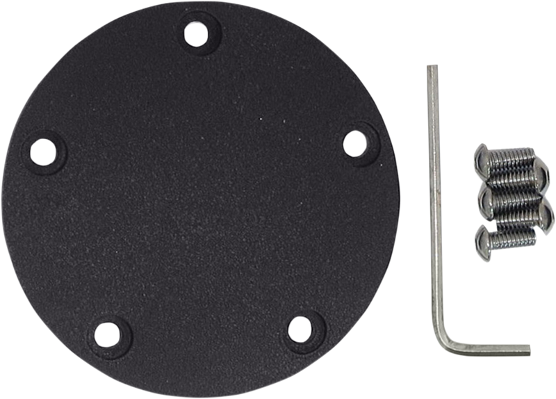 DRAG SPECIALTIES Points Cover - Harley-Davidson 1999-2017 - Black 30-0170AWB - PartsOutlet.com.au