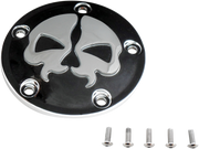 DRAG SPECIALTIES Points Cover - Harley-Davidson 1999-2017 - Black 78040B - PartsOutlet.com.au