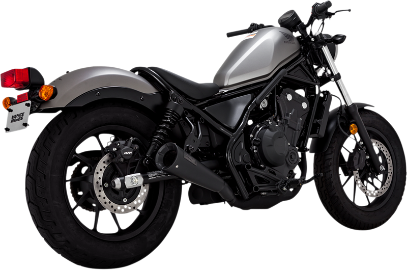 VANCE & HINES Upsweep Slip-On Muffler - Black - Honda Rebel 2017-2019 - 48421 - PartsOutlet.com.au