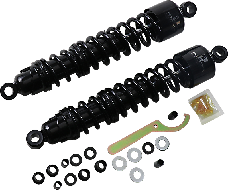 PROGRESSIVE SUSPENSION 413 Series Shock - Black - Harley-Davidson '15-'22 - Heavy Duty - 15" - 413-4041B