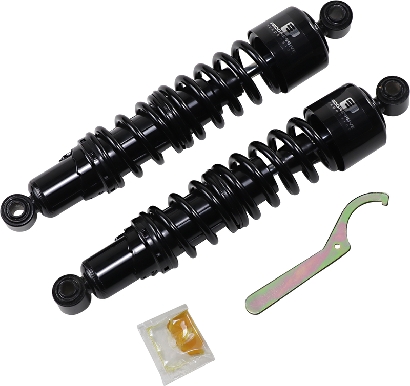 PROGRESSIVE SUSPENSION 412 Series Shock - 14" - Standard - Black - Harley-Davidson '99-'17 - FXD - 412-4085B