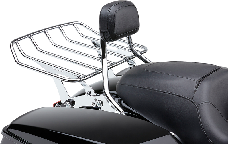 COBRA Detachable Backrest - Chrome - Short - '09-'20 FLH/FLT 602-2200 - PartsOutlet.com.au