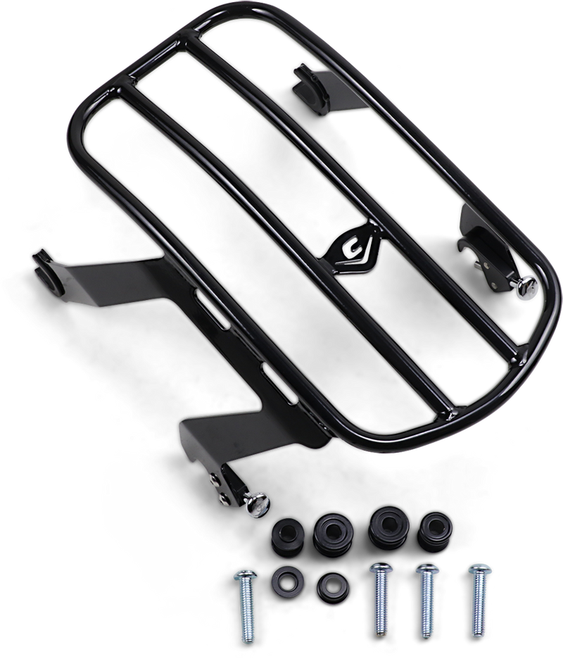 COBRA Detachable Luggage Rack - '18-'20 Softail - Black 602-2511B - PartsOutlet.com.au