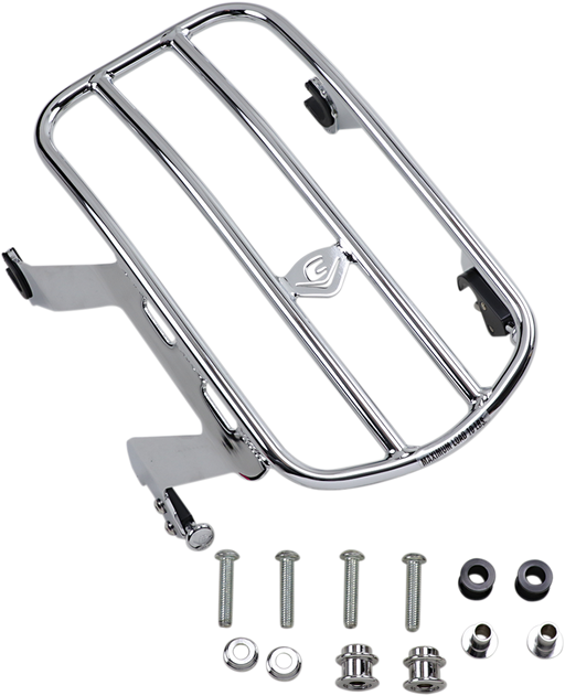 COBRA Detachable Luggage Rack - '18-'20 Softail - Chrome 602-2511 - PartsOutlet.com.au