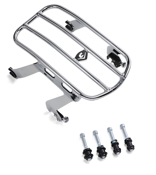 COBRA Detachable Luggage Rack - '18-'20 Softail - Chrome 602-2514 - PartsOutlet.com.au