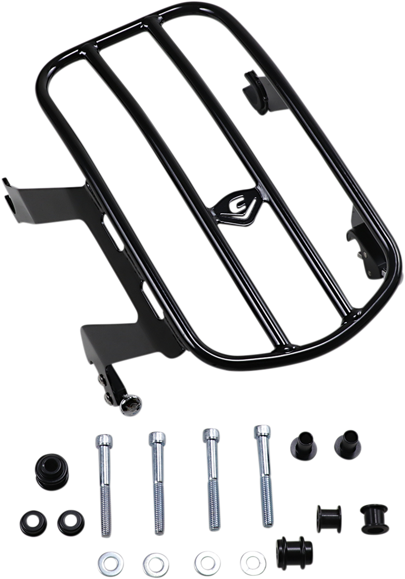 COBRA Detachable Luggage Rack - '18-'20 Softail - Black 602-2514B - PartsOutlet.com.au