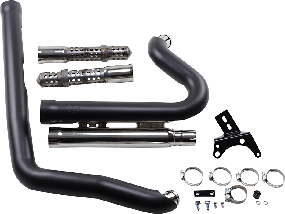 COBRA 909 Exhaust - Black - '06-'11 Dyna 6709B - PartsOutlet.com.au