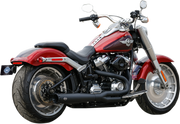 S&S CYCLE 2:1 Exhaust for M8 Softail - Black 550-0857 - PartsOutlet.com.au