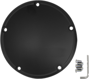 DRAG SPECIALTIES Satin Black Derby Cover - Harley-Davidson 1999-2018 - 33-0054SB - PartsOutlet.com.au