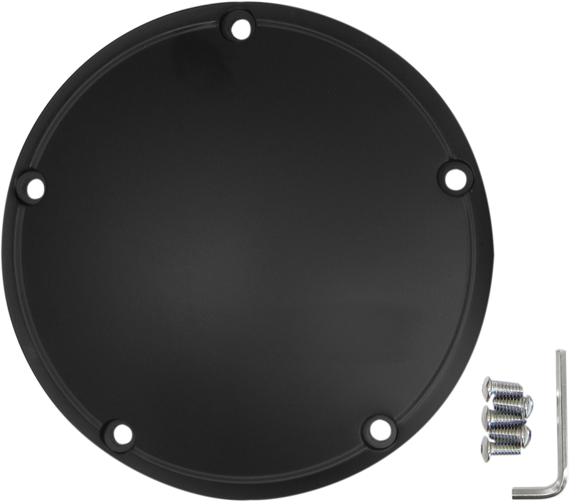 DRAG SPECIALTIES Satin Black Derby Cover - Harley-Davidson 1999-2018 - 33-0054SB - PartsOutlet.com.au
