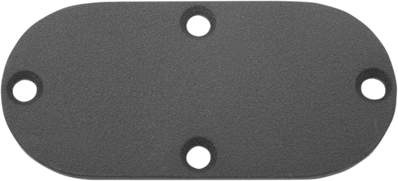 DRAG SPECIALTIES Inspection Cover - Harley-Davidson 1970-2006 - Wrinkle Black 14009W - PartsOutlet.com.au