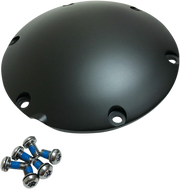 DRAG SPECIALTIES Satin Black Derby Cover - Harley-Davidson 2004-2022 - 301500 - PartsOutlet.com.au