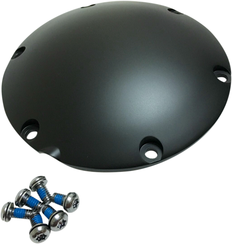 DRAG SPECIALTIES Satin Black Derby Cover - Harley-Davidson 2004-2022 - 301500 - PartsOutlet.com.au