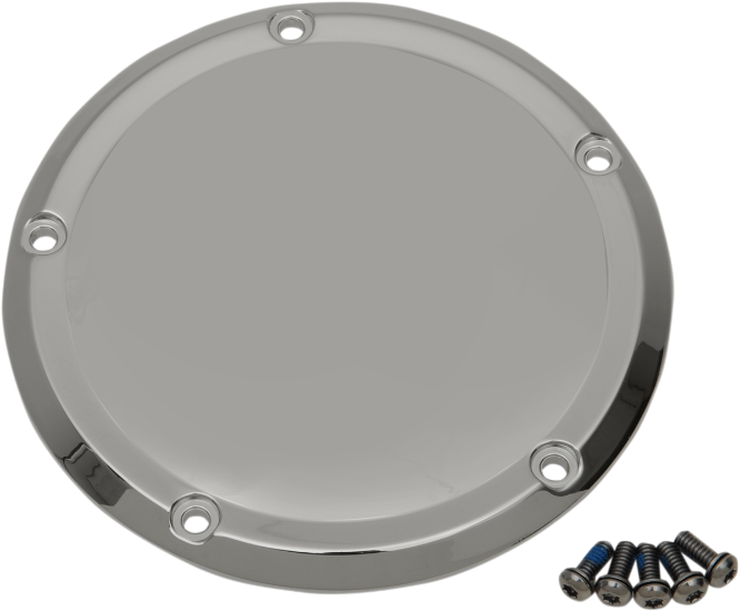 DRAG SPECIALTIES Chrome Derby Cover - Harley-Davidson '15-'24 - D33-0110 - PartsOutlet.com.au
