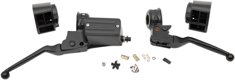 DRAG SPECIALTIES Handlebar Controls - 11/16" Master Cylinder - Black - Harley-Davidson '84-'95 - 07-0543MBNU