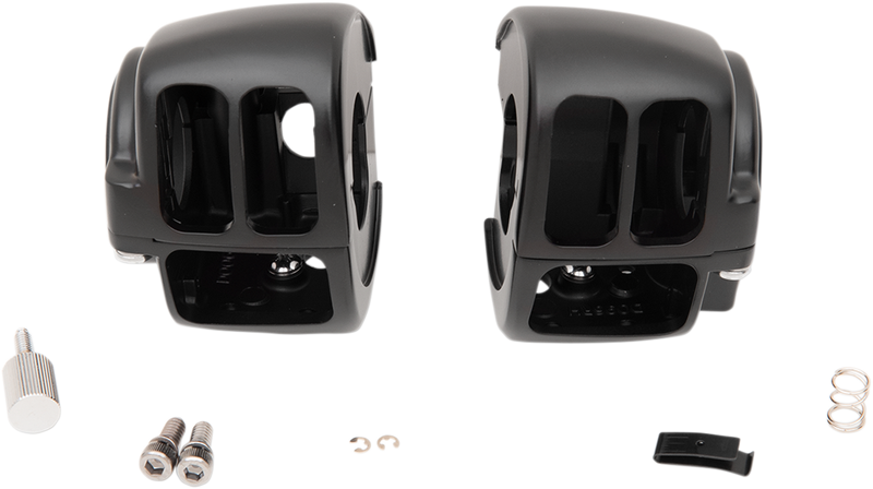 DRAG SPECIALTIES Switch Housing - Harley-Davidson 1996-2007 - Matte Black H07-0671BMB - PartsOutlet.com.au