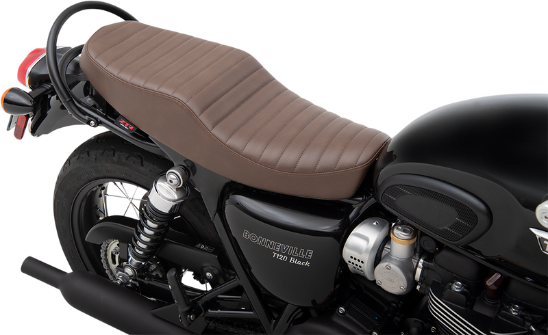 Z1R Retro Seat - Classic - Vinyl - Triumph '16-'19 - Brown 0810-2215 - PartsOutlet.com.au