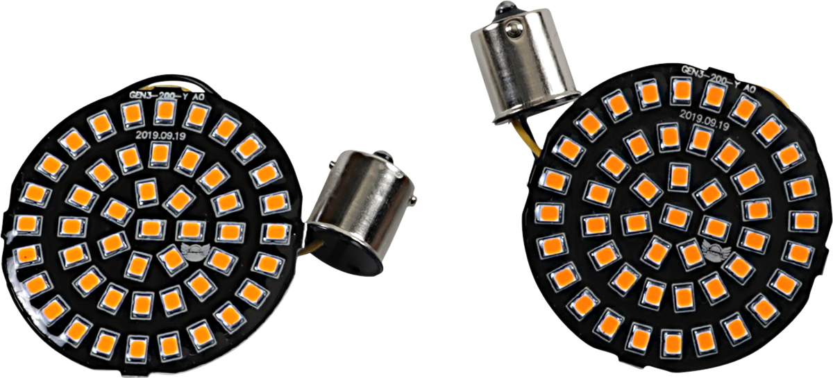 DRAG SPECIALTIES Bullet-Style Turn Signal Insert - Amber - Harley-Davidson 2000-2017 - DS-300-A-1156