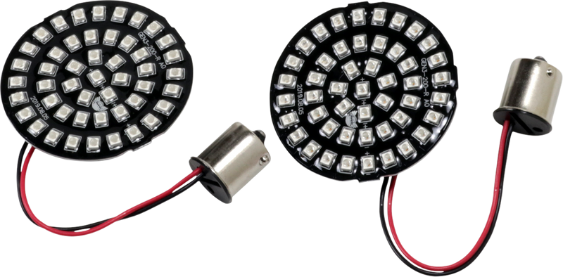 DRAG SPECIALTIES Bullet-Style Turn Signal Insert - Red - Harley-Davidson 2000-2017 - DS-300-R-1156 - PartsOutlet.com.au