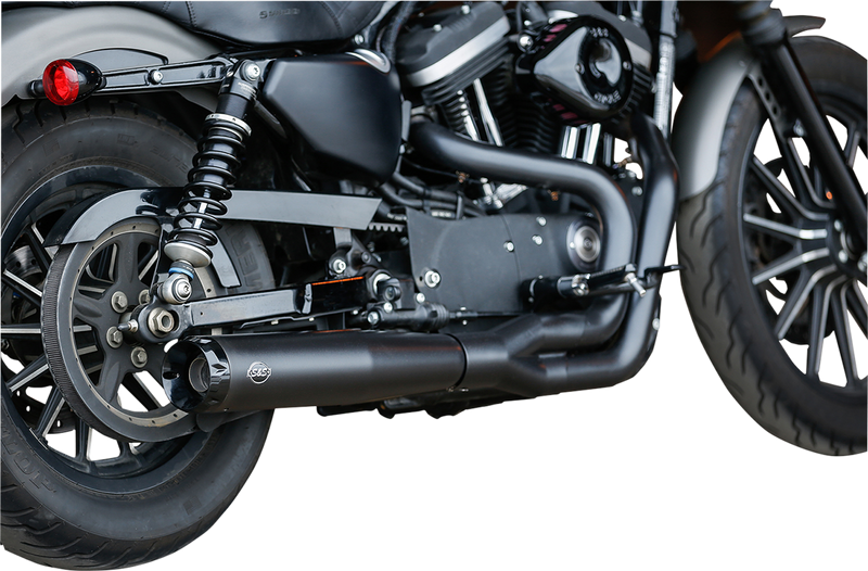 S&S CYCLE SUPERSTREET 2-1 for 2014–2022 SPORTSTER® MODELS–Black 550-0952A - PartsOutlet.com.au