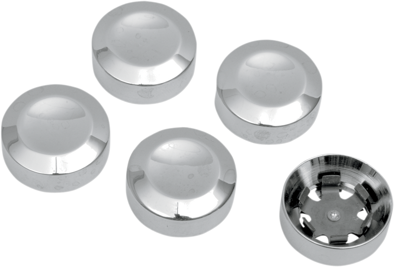 DRAG SPECIALTIES Rear Pulley Bolt Cover - Harley-Davidson 1986-2022 - Chrome D26-0152 - PartsOutlet.com.au