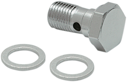 DRAG SPECIALTIES Banjo Bolt - 3/8"-24 - 0.75" L - 107