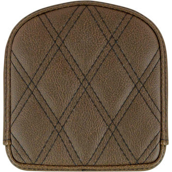SADDLEMEN Lattice Stitched Sissy Bar Pad - Brown 040845 - PartsOutlet.com.au