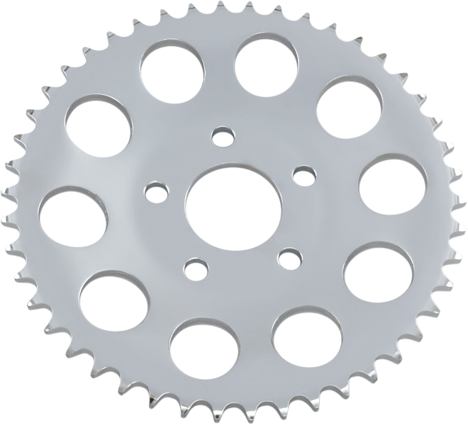 DRAG SPECIALTIES Rear Wheel Sprocket - 46-Tooth - Harley-Davidson 1982-1999 - Chrome 19430P - PartsOutlet.com.au